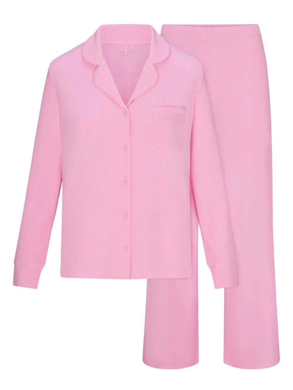 SKIMS Soft Lounge Sleep Set Bubble Gum Pink Modal Pajamas Small Limited Edition